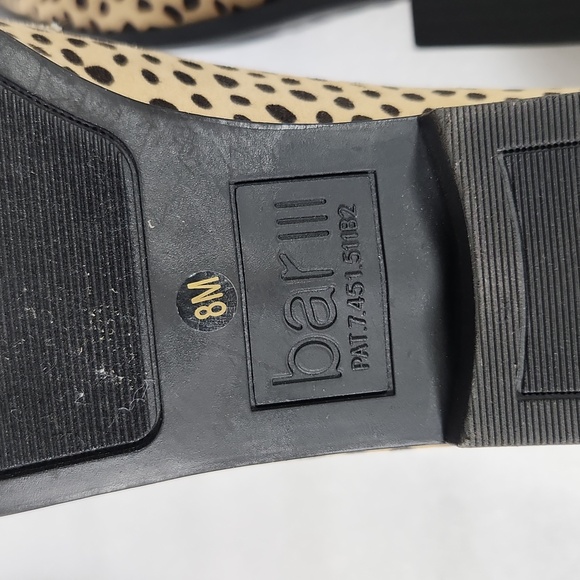 Bar III Cheetah Print Loafers Size 8 Classic Chic - Picture 8 of 12